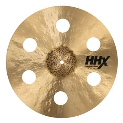 Sabian HHX 17 Inch Complex O-Zone Crash Cymbal image 1
