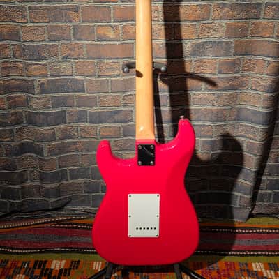 Monoprice S-Style Electric Guitar Red image 15