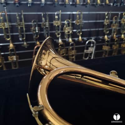 F.E Olds L12 flugelhorn Re-o-Loy #17 mouthpiece case GAMONBRASS imagen 24
