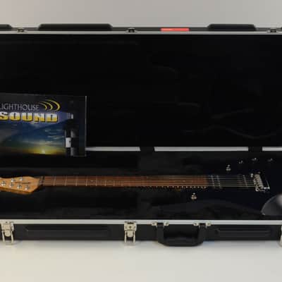 MusicMan John Petrucci JP7 7 String Electric Guitar Stealth Black w/Piezo&OHSC image 2