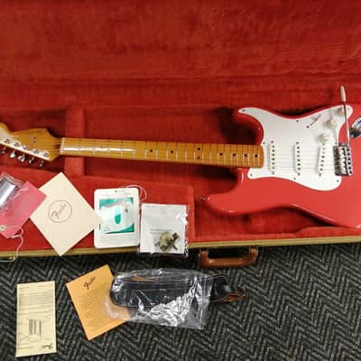 Fender  Hank Marvin Stratocaster MIJ 1996 Fiesta Red image 1