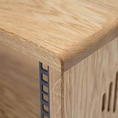 Gould Case Works - 19" rack case - 4u 25cm depth - Solid white oak image 5