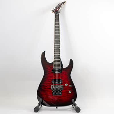 2016 Jackson Pro Series SL2Q Soloist Red Flame w/ Floyd Rose, Dual Seymour Duncan Distortion Pickups image 2