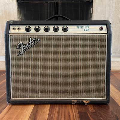 1969 Fender Princeton Silverface Drip Edge w/ EVM-10M 1x10" image 2