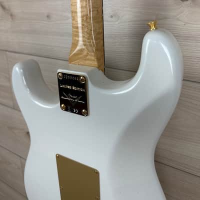 Fender Custom Shop Limited Edition 75th Anniversary Stratocaster NOS Guitar, Rosewood Fingerboard, Diamond White Pearl image 16