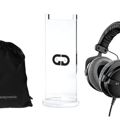 beyerdynamic DT 770 Pro 250 Ohm Headphone with Carry Bag and Acrylic Stand Bundle image 1