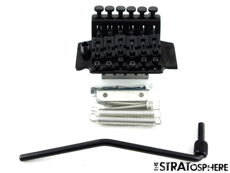 Ibanez GRGR330EX Locking Tremolo BRIDGE & ARM Black 6 Saddle image 1