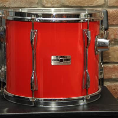 Yamaha Recording Custom 9000 - hot red 13x11 rack tom image 1
