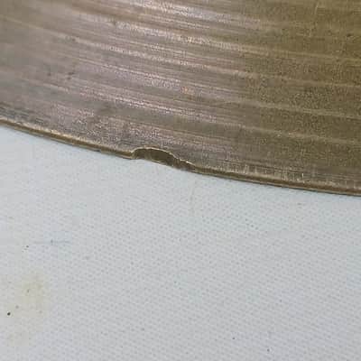 *Sabian 16" AA Crash/Ride Cymbal 1692g Heavy B20 Bronze Canada Vintage 80s image 9