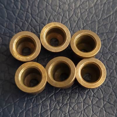Treblemaker Custom String Ferrules •Fender Spec• Tele Strat *AGED BRASS image 3
