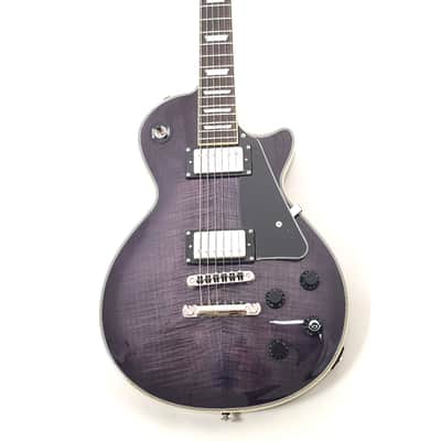 Agile AL-3200MCC-27 Black Flame Baritone Electric Guitar in 27 Inch Scale image 1