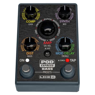 Line 6 POD Express Bass Portable Multi-FX Pedal - Open Box image 2