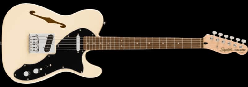 Squier Affinity Series Telecaster Thinline - Olympic White image 1