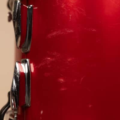 1980s Premier Soundwave Polychromatic Red Drum Set image 20