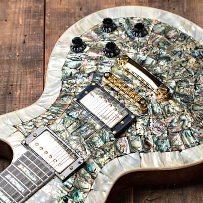 Wolf WLP 750T Special Edition Electric Guitar Abalone w/Hard Case image 15
