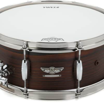 Tama TLJC146 STAR Reserve Solid Japanese Cedar 14 x 6-inch Snare Drum - Burnt Oiled Cedar (TLJC146BOCd2) image 1