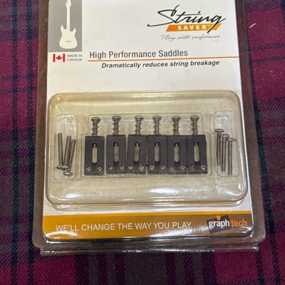 Graph Tech String Saver Strat & Tele Saddles - Matte image 1
