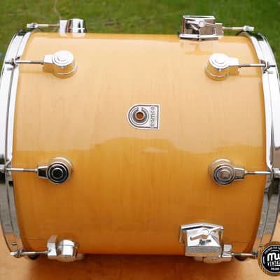 Camco Hoshino Floor Tom 16" x 16" Natural Maple EXC image 9