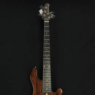 Lakland USA 55-94 Custom Deluxe 5-String Bass Walnut Burl Wenge Neck (Rare) #7812 image 4
