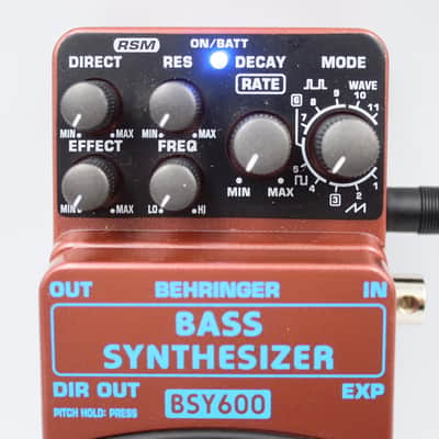 Behringer BSY600 Bass Synthesizer Guitar Effect Pedal S100164052x image 3
