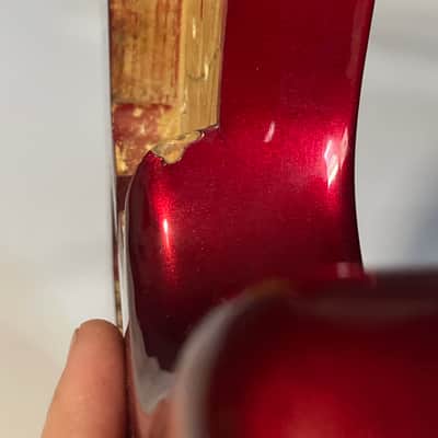 1983 Matsumoku Era Made in Japan Kramer Focus 2000 Candy Apple Red Guitar Body Floyd Ready image 23
