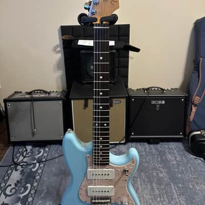 Fender 2016 MiM Duo Sonic SD upgraded w/Antiquity I Jazzmaster Pickups 2016 -w/case image 3
