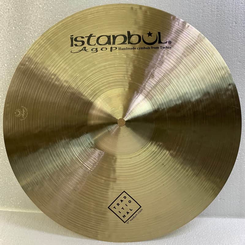 Istanbul Agop 17" Traditional Medium Crash Cymbal 2010s - Traditional image 1