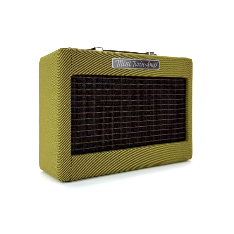Fender Mini 57 Twin-Amp Desktop Guitar Amplifier, Tweed image 1