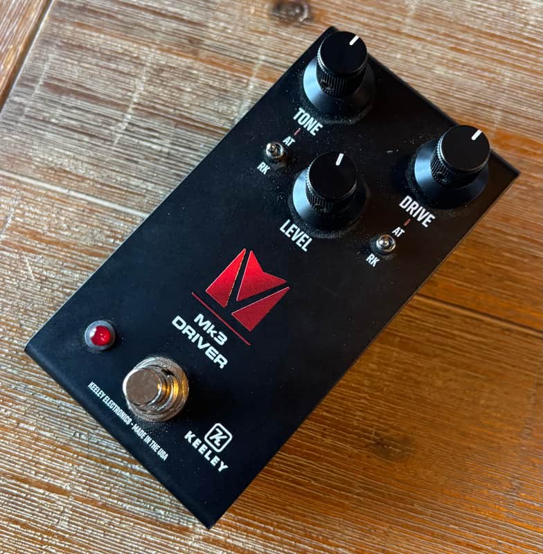 Keeley Mk3 Driver Andy Timmons Signature Overdrive 2024 - Present - Black / Red image 1