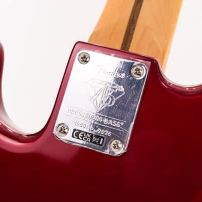 Fender 75th Anniversary Player II Precision Bass 2026 - Candy  Apple Red 3787gr image 13