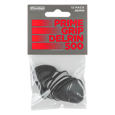 Dunlop 450P.96 Delrin 500 Prime Grip Picks 0,96 mm - Set of Picks image 1