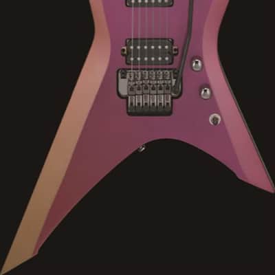Ibanez Xiphos 6str Electric Guitar w/Bag - Rose Gold Chameleon image 2