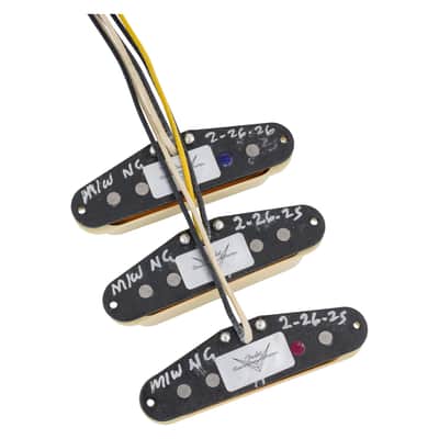 Used Fender Custom Shop Dual Mag II Stratocaster Pickup Set - Aged White image 2