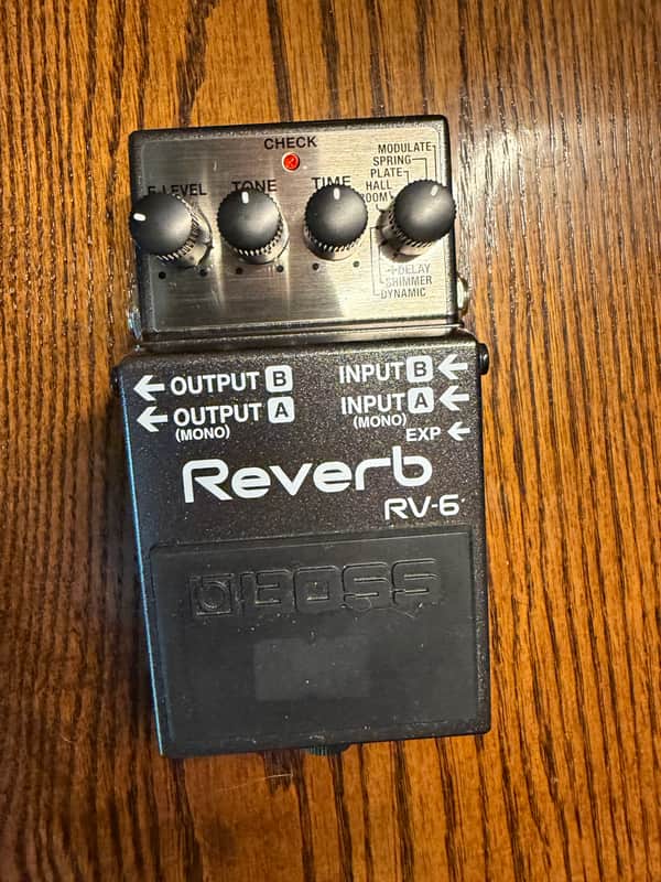 Boss RV-6 Reverb 2015 - Present - Silver image 1