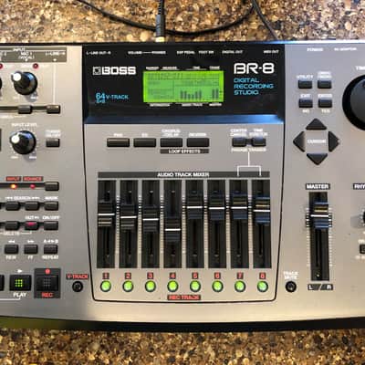 Boss BR-8 Digital Recorder with 30 Zip Disks included. 2000s - Black image 1