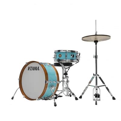 Tama LJK28S-AQB Club-Jam Mini Shell Kit 2 pcs - Aqua Blue/Chrome HW image 4
