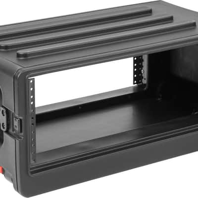 SKB 1SKB-R4SW 11.75" Deep Shallow Roto-Molded Rolling Audio Rack Case image 3