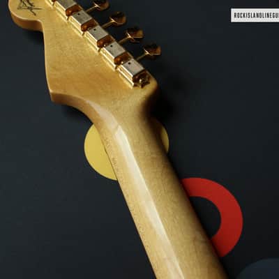 2001 Fender Custom Shop '61 Relic Stratocaster Neck - Rare Gold Tuners image 4