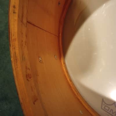 Ludwig 1970's 16x32 Concert Bass Drum 1970's - Stained Maple 🍁 image 11
