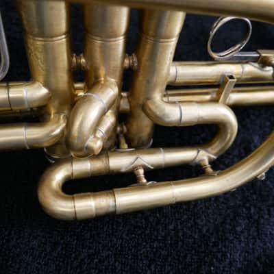 Rat Rod (Combo Yamaha Valves with Conn Bell) Bflat Cornet image 14