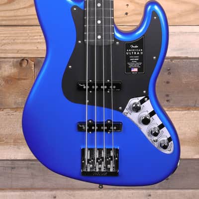 Fender American Ultra II Jazz Bass Noble Blue w/ Case "Mint Condition" image 1