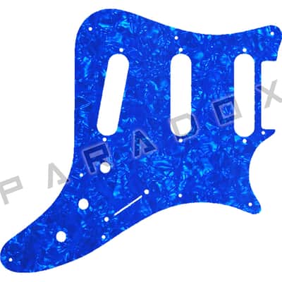 Custom Pickguard For 2003 - 2005 Made in Korea PRS SE EG - Blue Pearl/White/Black/White .090" image 1