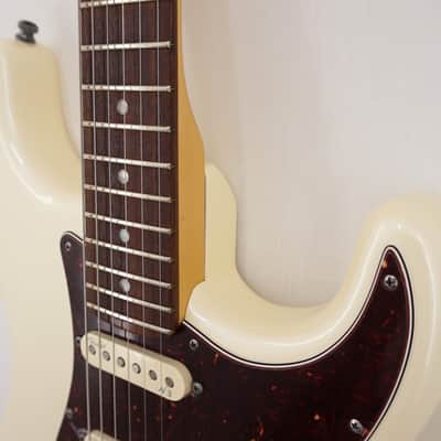 Fender American Deluxe Stratocaster HSS Shawbucker RN 2015 (Olympic Pearl) + Hard Case image 7