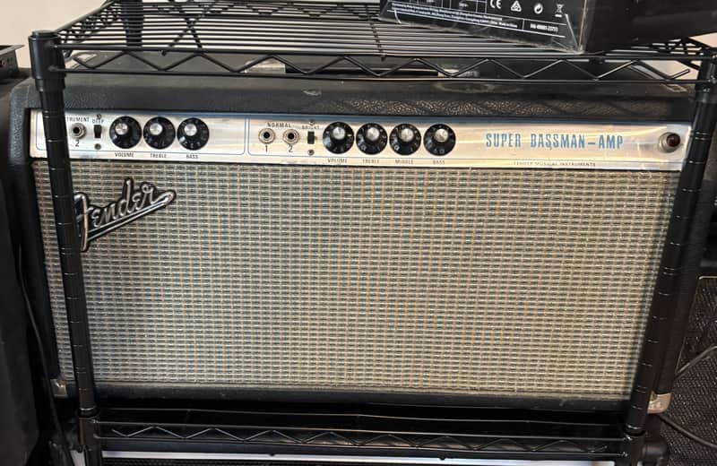 Fender Super Bassman 300-Watt Bass Amp Head 2012 - Present - Black image 1