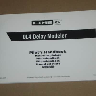 used with wear Line 6 EMPTY Cardboard Box for DL4 Delay Modeler + original Pilot's Handbook, sheet w/ 4 very small black stickers, & styrofoam battery holder (NO: pedal / batteries) mid 2000s - mid 2010s (not for MkII ver) image 21