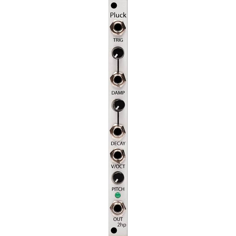 2hp Pluck Eurorack Karplus-Strong Oscillator Module (Silver) image 1