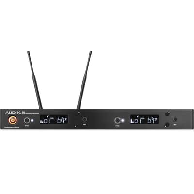 Audix AP42OM2B Dual Handheld Wireless Microphone System R42 2 Channel Receiver image 3