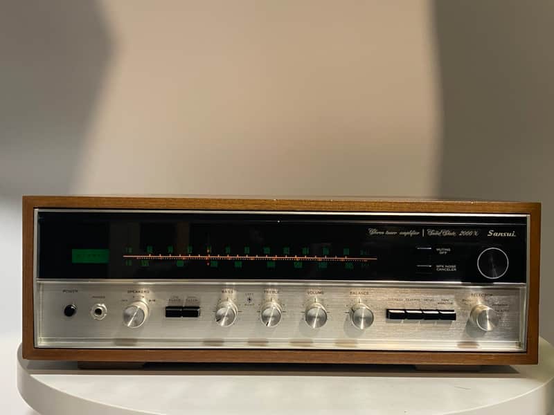 SANSUI 2000X RECEIVER - ALL NEW LIGHTS, RECAPPED, SERVICED W/1 YEAR WARRANTY image 1