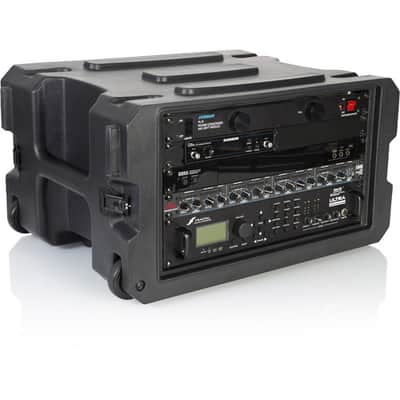 Gator Pro-Series Molded Mil-Grade PE Rack Case; 6U, 19" Deep; w/ Handle & Wheels G-PROR-6U-19 image 4