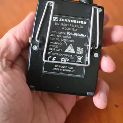 Sennheiser ๐งโจ Sennheiser EK2000 IEM Diversity Receiver | 626โ698 MHz | Clean & Professional | Ready to Use image 11